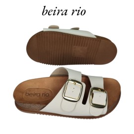 Beira Rio Sandlia Feminina Papete Regulagem Na Fivela