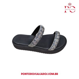 Moleca Tamanco Plataforma Conforto Feminino Ref5489115