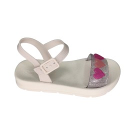 Charmosinha Chic Sand�lia Tira Cora��o Menina Ref 2234